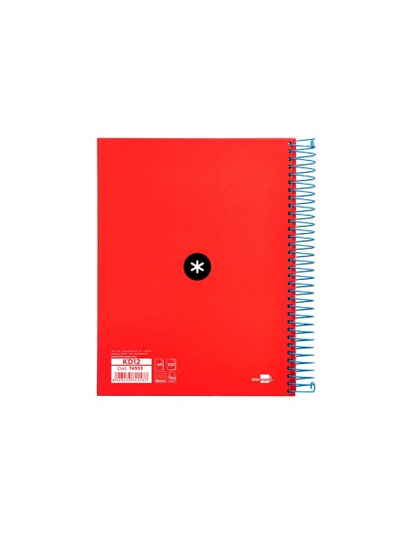 CUADERNO ESP. A5 MICRO ANTARTIK T.FORRADA 120 H 100G HOR.5B.S6 TAL.