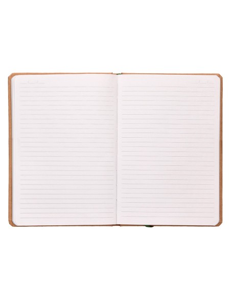 CUADERNO  ECOUSE 100% RECICLADA A5 96H. 70G/M2 HOR.GOMILLA MARCA PG.