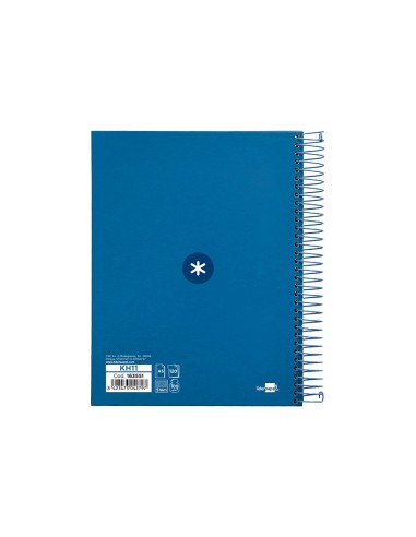 CUADERNO ESP. A5 MICRO ANTARTIK T.FORRADA120H 100GR.5MM 5B.6 TAL.AZ.