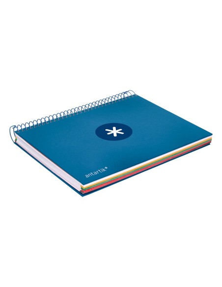 CUADERNO ESP. A5 MICRO ANTARTIK T.FORRADA120H 100GR.5MM 5B.6 TAL.AZ.