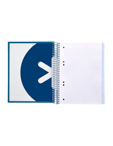 CUADERNO ESP. A5 MICRO ANTARTIK T.FORRADA120H 100GR.5MM 5B.6 TAL.AZ.