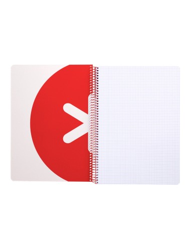 CUADERNO ESP.A4 ANTARTIK T.DURA 80H 90GR 4MM MARGEN FRAMBUESA