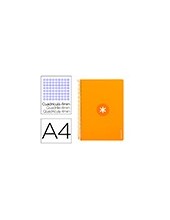 CUADERNO ESP.A4 ANTARTIK T.DURA 80H 90GR 4MM MARGEN MOSTAZA 2