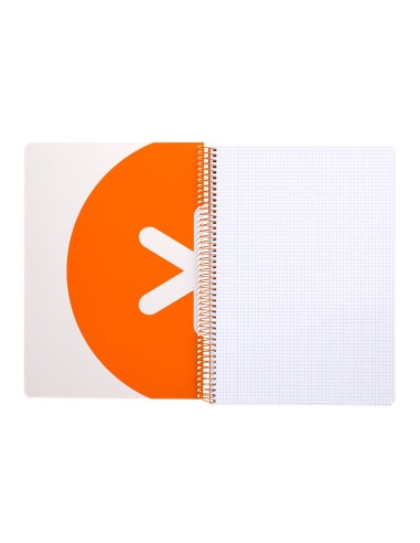 CUADERNO ESP.A4 ANTARTIK T.DURA 80H 90GR 4MM MARGEN MOSTAZA