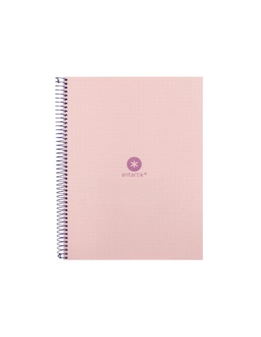 CUADERNO ESP.A4 MICRO ANTARTIK T.FORRADA 80H 90GR.RAYADO 1B.4TAL.ROSA