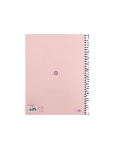 CUADERNO ESP.A4 MICRO ANTARTIK T.FORRADA 80H 90GR.RAYADO 1B.4TAL.ROSA