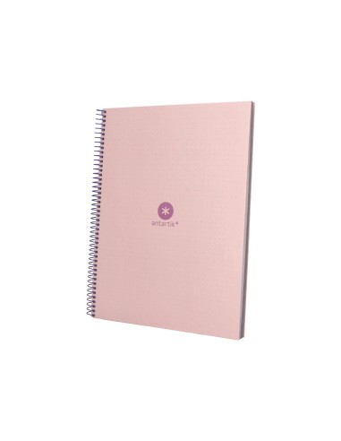 CUADERNO ESP.A4 MICRO ANTARTIK T.FORRADA 80H 90GR.RAYADO 1B.4TAL.ROSA