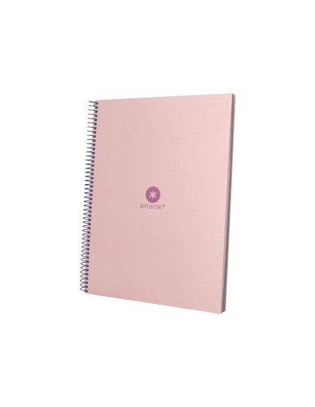 CUADERNO ESP.A4 MICRO ANTARTIK T.FORRADA 80H 90GR.RAYADO 1B.4TAL.ROSA