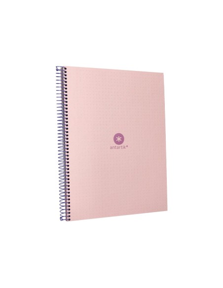CUADERNO ESP.A4 MICRO ANTARTIK T.FORRADA 80H 90GR.RAYADO 1B.4TAL.ROSA