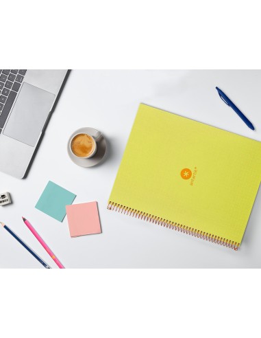 CUADERNO ESP.A4 MICRO ANTARTIK T.FORRADA 80H 90GR.RAYADO 1B.4 TAL.AM.