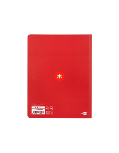 CUADERNO  ANTARTIK A5+ PLUS COSIDA 48H. 90G/M2 5MM MARGEN 6 SURT.