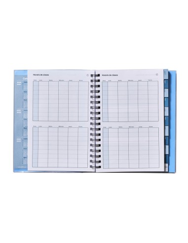 CUADERNO CLASES PROFESORADO ADDITTIO 256 PG. DIA PAGINA VE. 170X240MM
