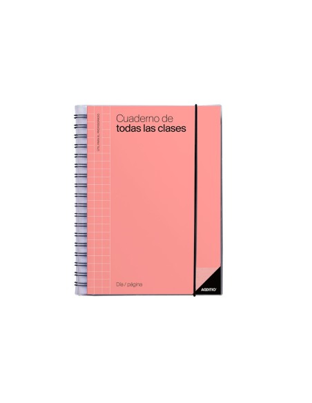 CUADERNO CLASES PROFESORADO ADDITTIO 256 PG. DIA PAGINA VE. 170X240MM