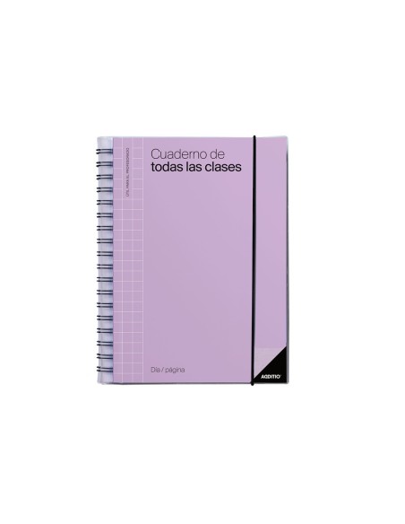 CUADERNO CLASES PROFESORADO ADDITTIO 256 PG. DIA PAGINA VE. 170X240MM