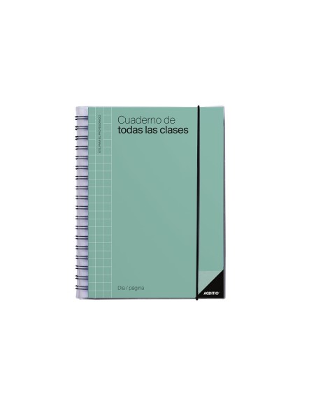 CUADERNO CLASES PROFESORADO ADDITTIO 256 PG. DIA PAGINA VE. 170X240MM