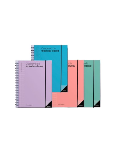 CUADERNO CLASES PROFESORADO ADDITTIO 256 PG. DIA PAGINA VE. 170X240MM
