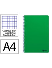 CUADERNO ESP. SMART FL. T.BLANDA 4MM 80H. 60GR. VE.