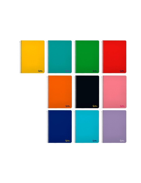 CUADERNO ESP. SMART A5 T.BLANDA LISO 80H. 60GR. COL.SURT.**08395