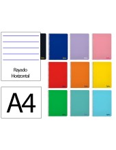 CUADERNO ESP. SMART A4 T.BLANDA MICRO HORIZONTAL 4T. 80H 60GR. SURT.