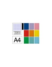 CUADERNO GRAP. WRITE A4 T.CARTON 4MM 80H 60GR.SURT. 2