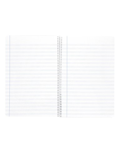 CUADERNO ESP. WONDER A4 T.PLASTICO PAUTA 3,5MM 80H 90GR. COL.SURT.