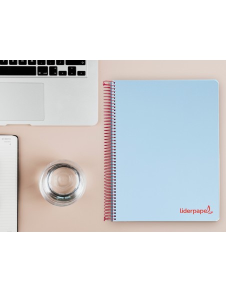 CUADERNO ESP. WONDER A4 T.PLASTICO MICRO 5MM 5B 4T. 120H 90GR. CEL.