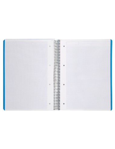 CUADERNO ESP. WONDER A4 T.PLASTICO MICRO 5MM 5B 4T. 120H 90GR. CEL.