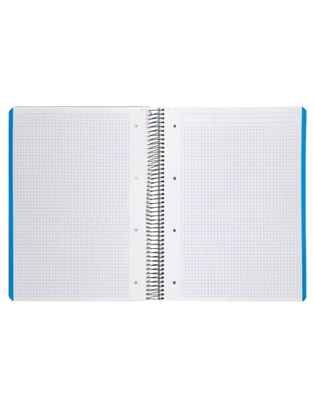 CUADERNO ESP. WONDER A4 T.PLASTICO MICRO 5MM 5B 4T. 120H 90GR. CEL.