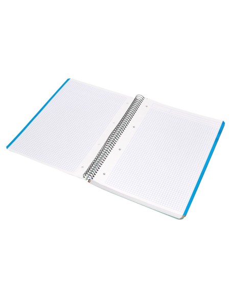CUADERNO ESP. WONDER A4 T.PLASTICO MICRO 5MM 5B 4T. 120H 90GR. VE.