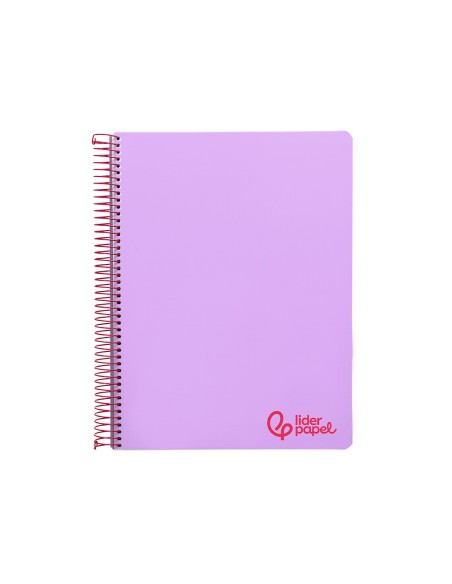 CUADERNO ESP. WONDER A4 T.PLASTICO MICRO 5MM 5B 4T. 120H 90GR. LILA