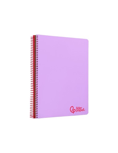 CUADERNO ESP. WONDER A4 T.PLASTICO MICRO 5MM 5B 4T. 120H 90GR. LILA