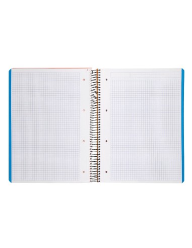 CUADERNO ESP. WONDER A4 T.PLASTICO MICRO 5MM 5B 4T. 120H 90GR. LILA