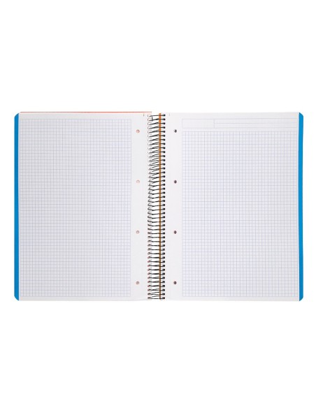 CUADERNO ESP. WONDER A4 T.PLASTICO MICRO 5MM 5B 4T. 120H 90GR. LILA