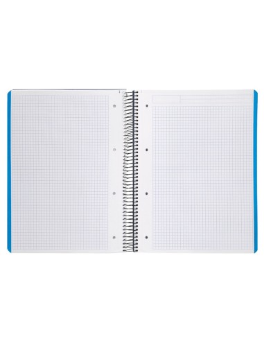 CUADERNO ESP. WONDER A4 T.PLASTICO MICRO 5MM 5B 4T. 120H 90GR. AZ.