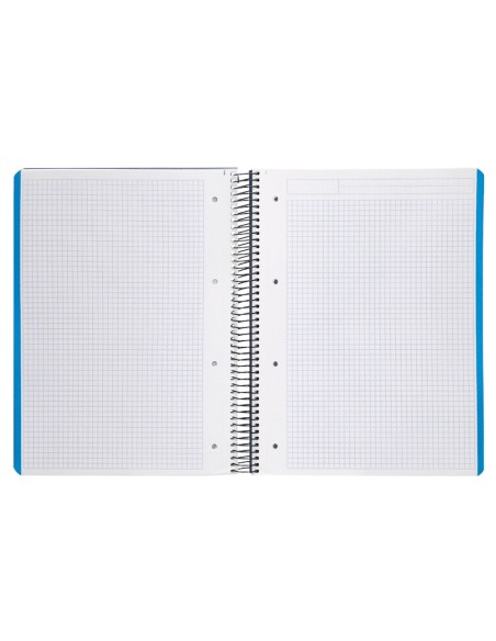 CUADERNO ESP. WONDER A4 T.PLASTICO MICRO 5MM 5B 4T. 120H 90GR. AZ.