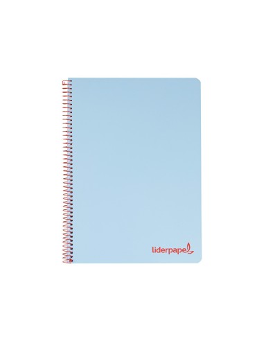 CUADERNO ESP. WONDER A4 T.PLASTICO 4MM 80H 90GR. AZ. *74927