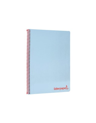CUADERNO ESP. WONDER A4 T.PLASTICO 4MM 80H 90GR. AZ. *74927