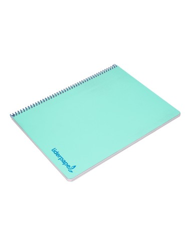 CUADERNO ESP. WONDER A4 T.PLASTICO 4MM 80H 90GR. VE. *74929