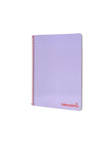 CUADERNO ESP. WONDER A4 T.PLASTICO 4MM 80H 90GR. VIO. *74932
