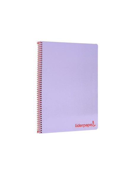 CUADERNO ESP. WONDER A4 T.PLASTICO 4MM 80H 90GR. VIO. *74932