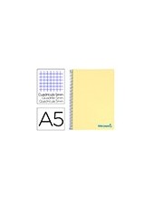 CUADERNO ESP. WONDER A5 T.PLASTICO MICRO 5MM 5B 6T. 120H 90GR. AM. 2