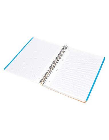CUADERNO ESP. WONDER A5 T.PLASTICO MICRO 5MM 5B 6T. 120H 90GR. AM.