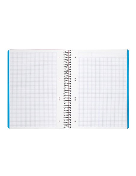 CUADERNO ESP. WONDER A5 T.PLASTICO MICRO 5MM 5B 6T. 120H 90GR. ROSA