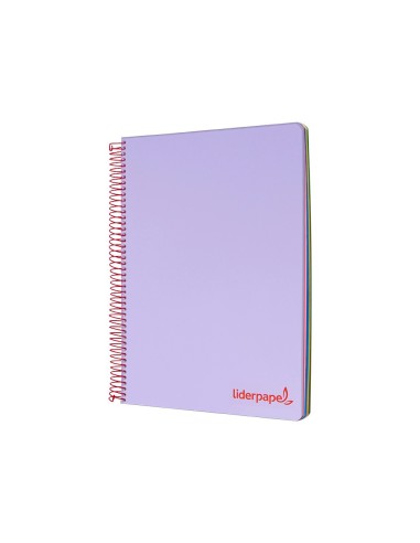 CUADERNO ESP. WONDER A5 T.PLASTICO MICRO 5MM 5B 6T. 120H 90GR. VIO