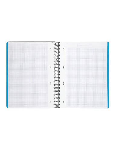 CUADERNO ESP. WONDER A5 T.PLASTICO MICRO 5MM 5B 6T. 120H 90GR. NG.