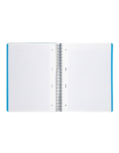 CUADERNO ESP. WONDER A5 T.PLASTICO MICRO 5MM 5B 6T. 120H 90GR. AZ.
