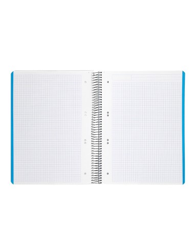 CUADERNO ESP. WONDER A5 T.PLASTICO MICRO 5MM 5B 6T. 120H 90GR. GRIS