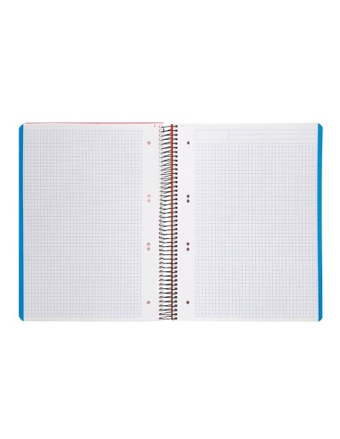 CUADERNO ESP. WONDER A5 T.PLASTICO MICRO 5MM 5B 6T. 120H 90GR. RJ.