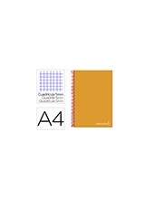 CUADERNO ESP. JOLLY A4 T.FORRADA MICRO 5MM 5B 4T.140H.75GR. NJ. 2