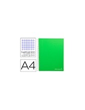 CUADERNO ESP. JOLLY A4 T.FORRADA MICRO 5MM 5B 4T.140H 75GR.VE. 2